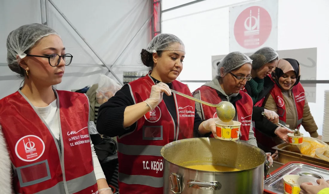 Ankara'da Keçiören Belediyesi, sosyal belediyecilik anlayışı ile ramazan ayında ilçedeki