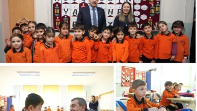 Milli Eğitim Bakanı Yusuf Tekin, Artvin programı kapsamında Çoruh İlkokuluna