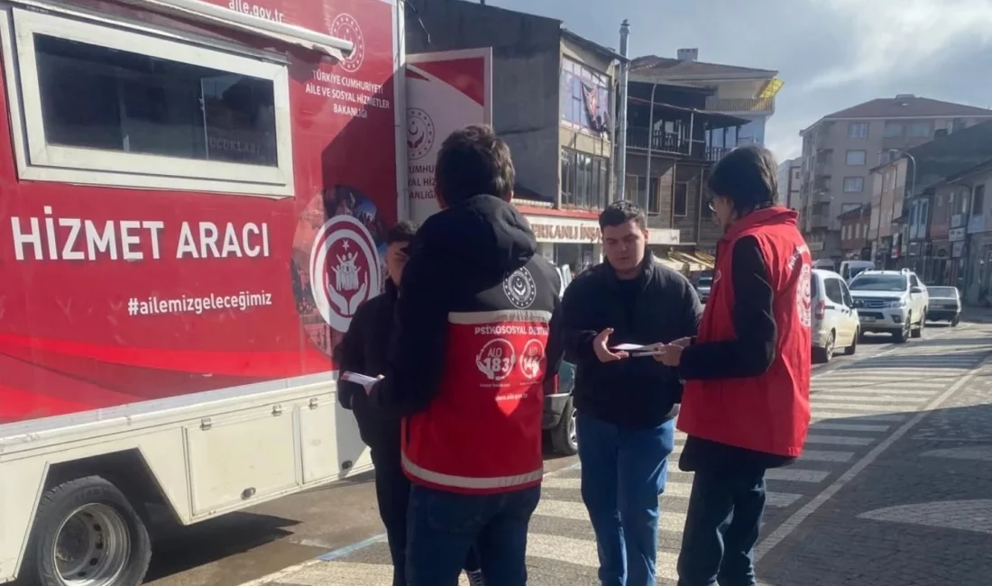 Bilecik'te Bozüyük Sosyal Hizmet Merkezi ekipleri, Yerinde Sosyal Hizmet Programı