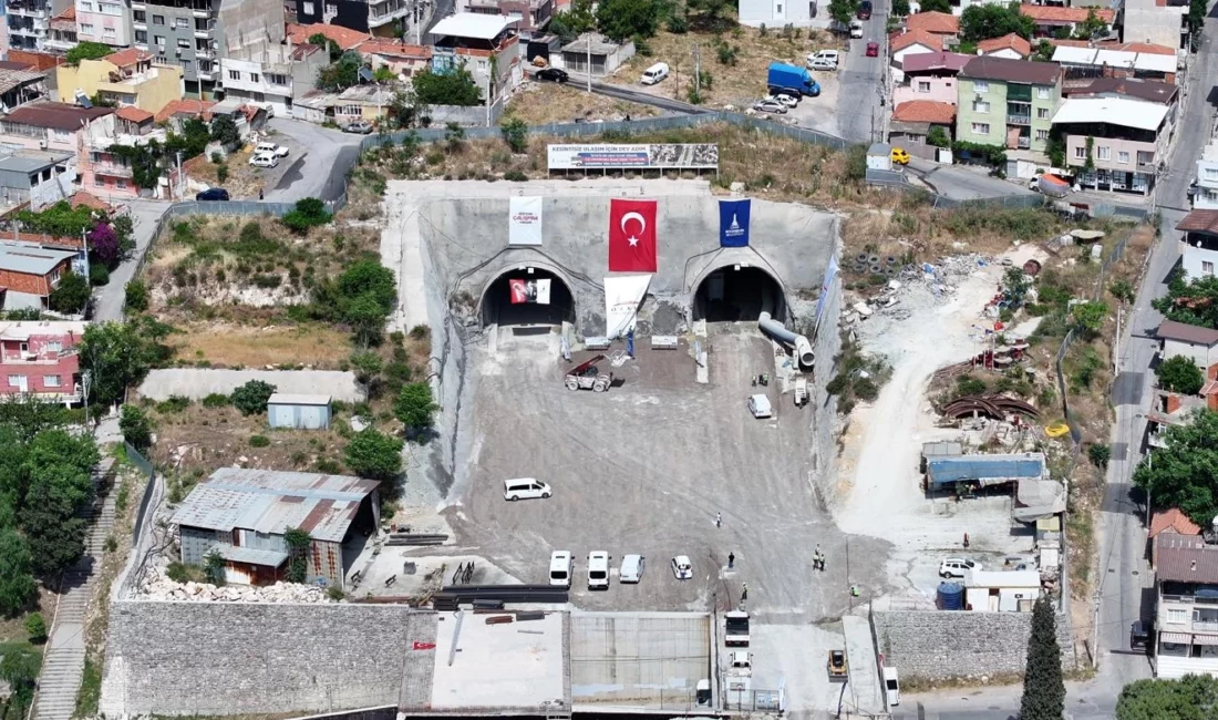 İzmir Büyükşehir Belediyesi, Buca ile Bornova’yı birbirine bağlayacak tünel çalışmaları