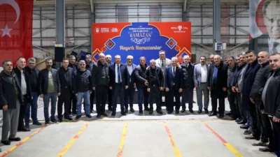 Ramazan ayı boyunca 17 ilçede iftar sofraları kuran Bursa Büyükşehir