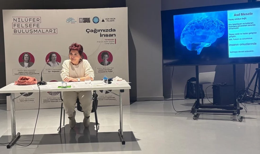 Bursa'da Nilüfer Belediyesi’nin düzenlediği Felsefe Buluşmaları’nın bu ayki konuğu Prof.