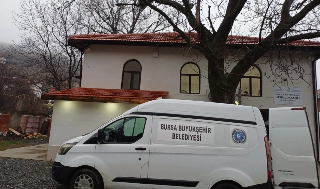 Ramazan ayı öncesinde Bursa genelindeki cami ve mescitlerde temizlik çalışması