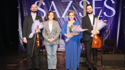 Bursa'da Nilüfer Belediyesi’nin düzenlediği 2Saz 1Ses “Ustalara Saygı Konserleri” serisinin