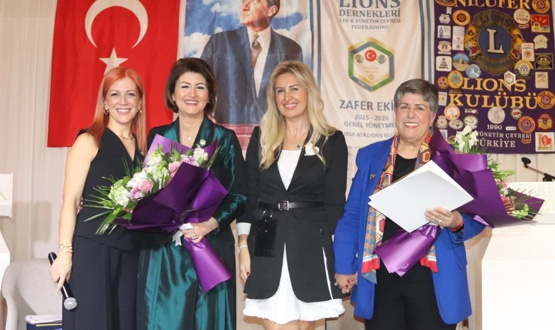 Bursa Nilüfer Lions Kulübü’nün düzenlediği etkinlikte Türkiye Kadın Dernekleri Federasyonu