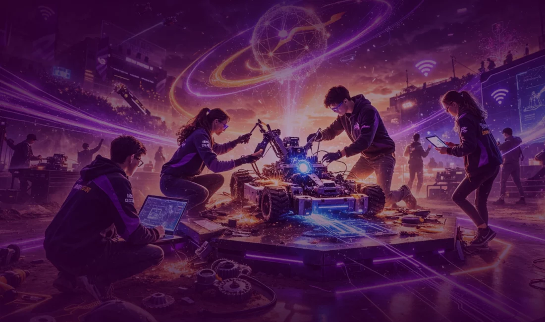 FRC’nin Teknoloji Destekçisi Turknet, dünya çapındaki robotik serüveninde Bursalı gençlerin