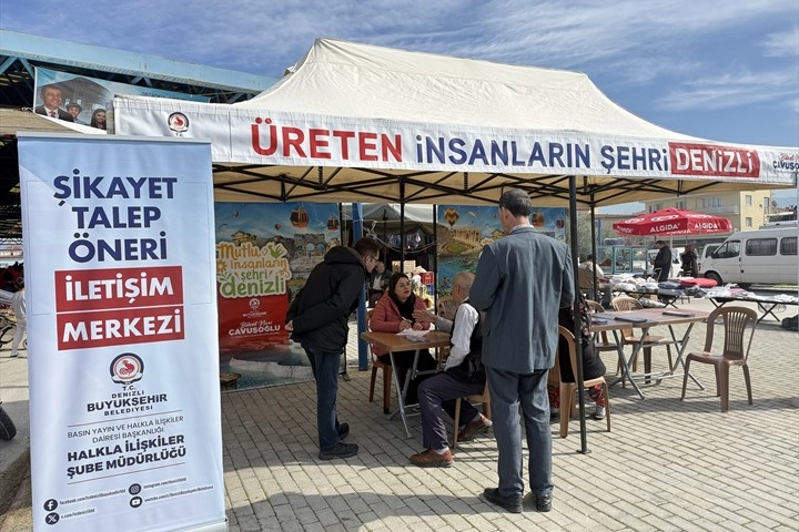 Denizli Büyükşehir Belediyesi, vatandaşlarla doğrudan iletişimi güçlendirmek amacıyla kent genelindeki