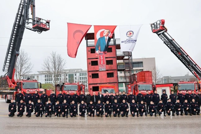 Denizli Büyükşehir Belediye Başkanı Bülent Nuri Çavuşoğlu, İtfaiye Dairesi Başkanlığı