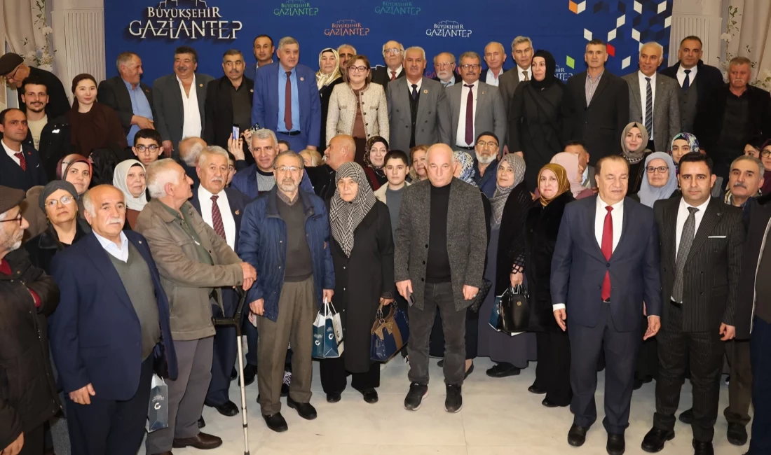 Gaziantep Büyükşehir Belediye Başkanı Fatma Şahin, “Ulu Çınarlarımızla Gönül Sofrası