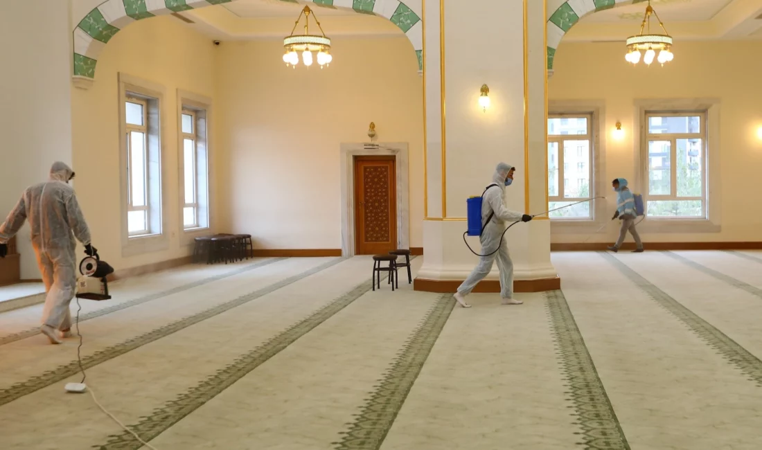 Gaziantep Büyükşehir Belediyesi, Ramazan ayı öncesinde kent genelindeki camilerde kapsamlı