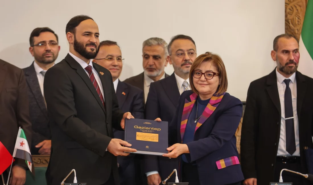 Gaziantep Büyükşehir Belediyesi ile Halep Valiliği arasında imzalanan protokol kapsamında