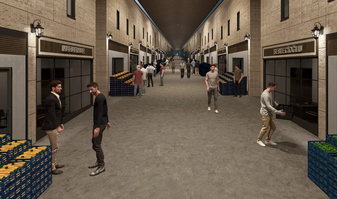 Gaziantep’te yapılacak “Sebze Hali” projesi, ürün kayıplarını en aza indirmeyi