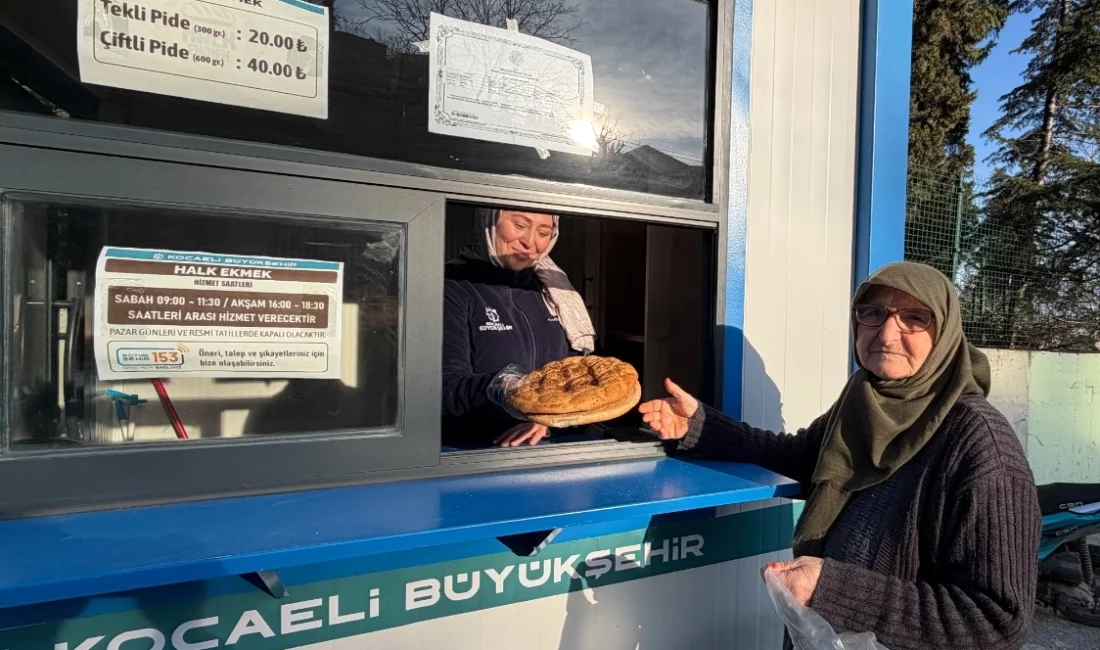 Kocaeli Büyükşehir Belediyesi’ne bağlı hizmet veren “Halk Ekmek Büfeleri”, Ramazan