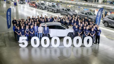 Hyundai Motor Manufacturing Czech (HMMC), Çekya’daki Nošovice fabrikasında 5 milyonuncu