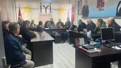 İYİ Parti Edirne Milletvekili Mehmet Akalın ve beraberindeki parti heyeti,