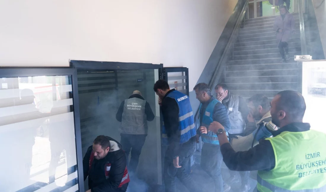 İzmir Büyükşehir Belediyesi, çalışanlarına acil durum bilinci kazandırmak ve olası