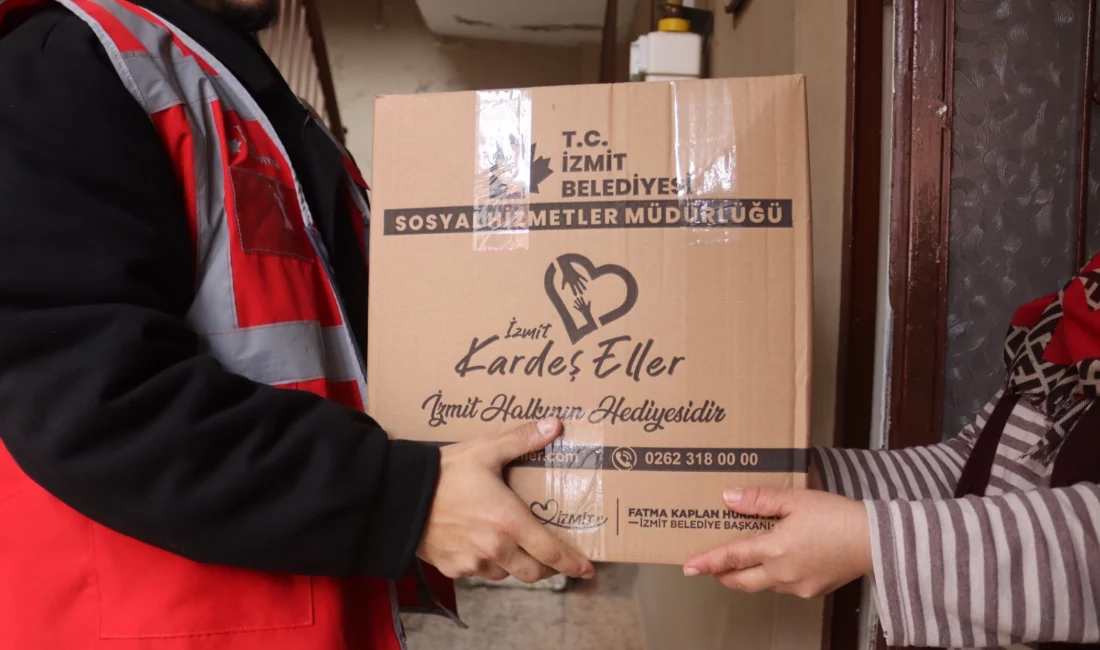 İzmit Belediyesi, Ramazan ayı boyunca ihtiyaç sahibi ailelere gıda kolisi