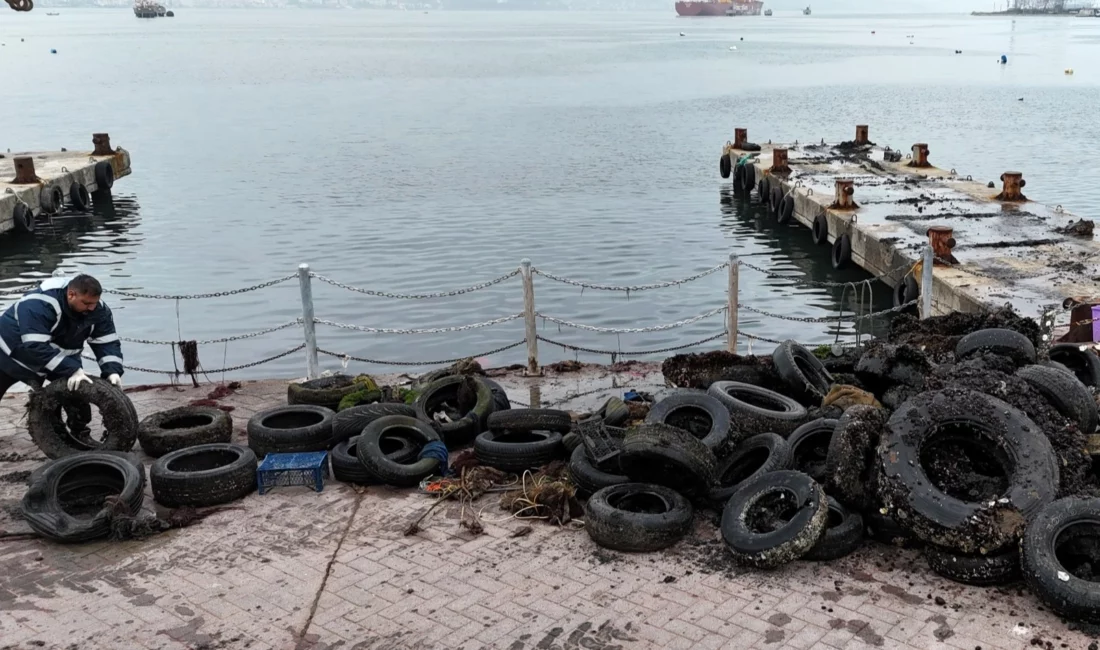 Kocaeli Büyükşehir Belediyesi, Körfez Tütünçiftlik Sahili’nde yapılan dalış çalışmalarıyla deniz