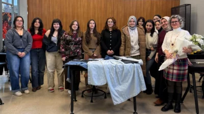 Kocaeli Üniversitesi Hereke Asım Kocabıyık MYO Tekstil Teknolojisi Programı öğrencileri,