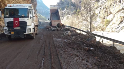 Kayseri’de etkili olan sağanak ve kar yağışı sonrası Kayseri Büyükşehir