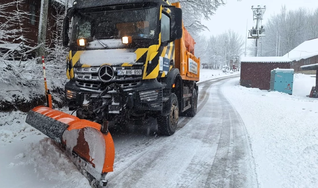 Kocaeli Büyükşehir Belediyesi, yüksek kesimlerde etkili olan soğuk ve kar