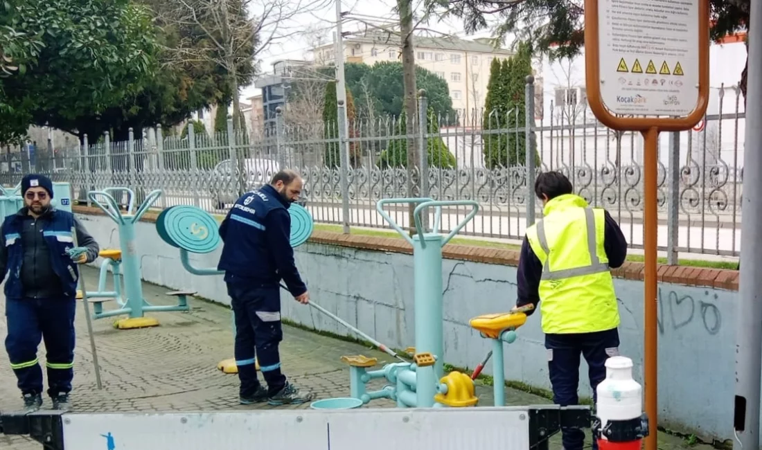 Kocaeli Büyükşehir Belediyesi, kent genelindeki park ve yeşil alanlarda vatandaşların