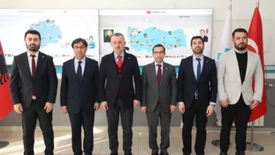 Kocaeli Büyükşehir Belediye Başkanı Tahir Büyükakın, Kuzey Makedonya temasları kapsamında