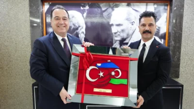 Manisa Azerbaycan Kültür ve Dayanışma Derneği Başkanı Şentürk Hoşgül ve