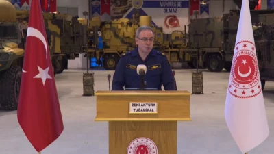 Milli Savunma Bakanlığı Sözcüsü Tuğamiral Zeki Aktürk, İsrail’in Batı Şeria’daki