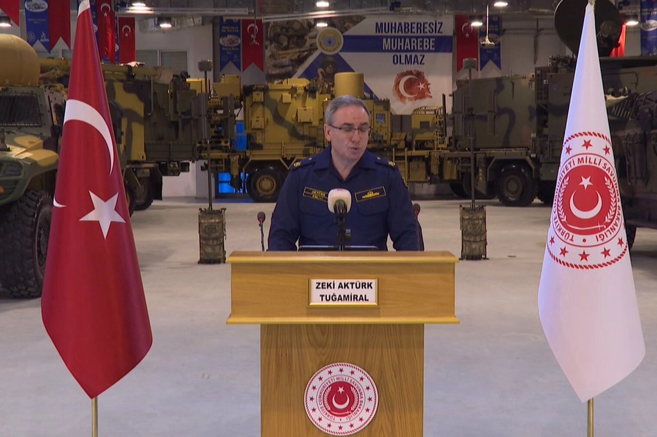 Milli Savunma Bakanlığı Sözcüsü Tuğamiral Zeki Aktürk, İsrail’in Batı Şeria’daki