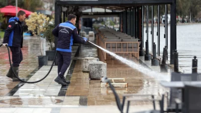 Muğla Büyükşehir Belediyesi, 27 Şubat’taki yoğun yağışların ardından taşan Köyceğiz