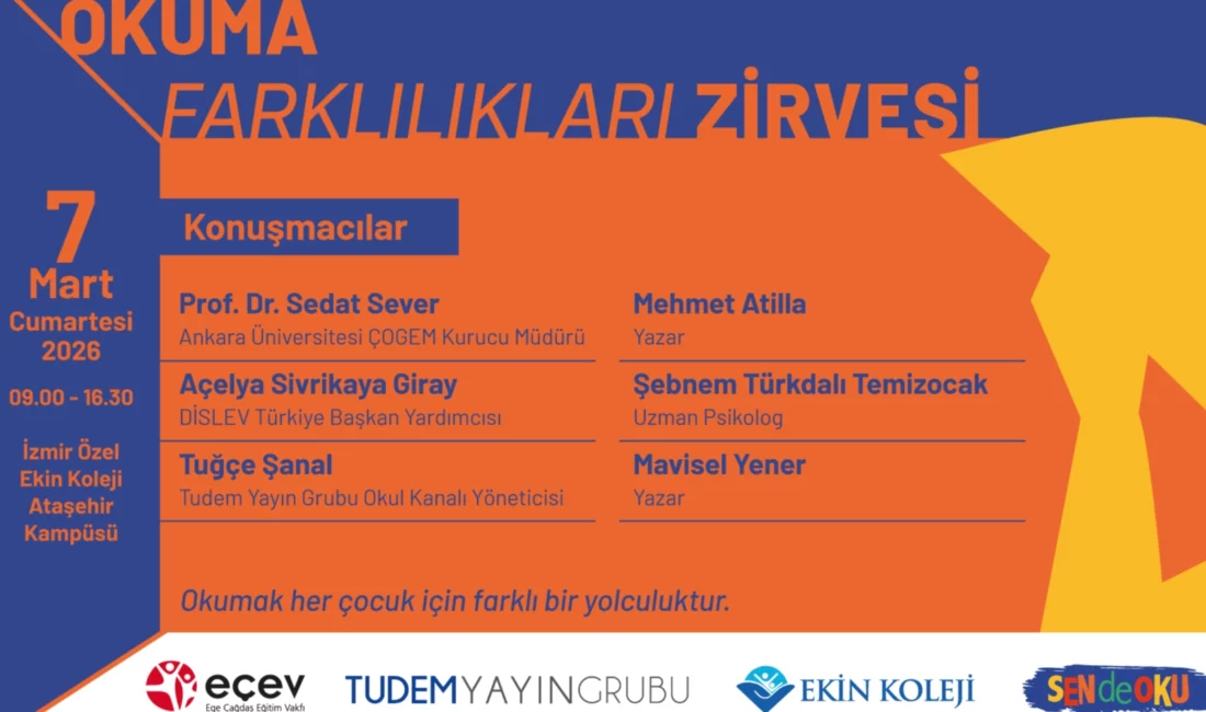 Ege Çağdaş Eğitim Vakfı (EÇEV) ile Tudem Yayın Grubu, okuma