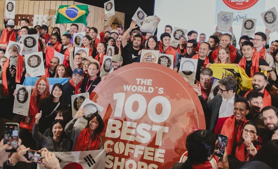 Bu yılki edisyonda, bölgeden altı kahve dükkanı ilk 100 listesinde