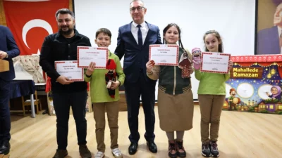 Türkiye Yüzyılı Maarif Modeli kapsamında düzenlenen yarışmada öğrenciler, Ramazan kültürünü