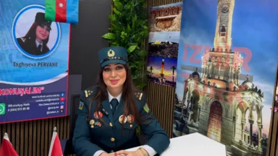 Sosyal medyada “Şehitlerin Bacısı” olarak tanınan Azerbaycanlı Pervane Taghıyeva, Türkiye’de