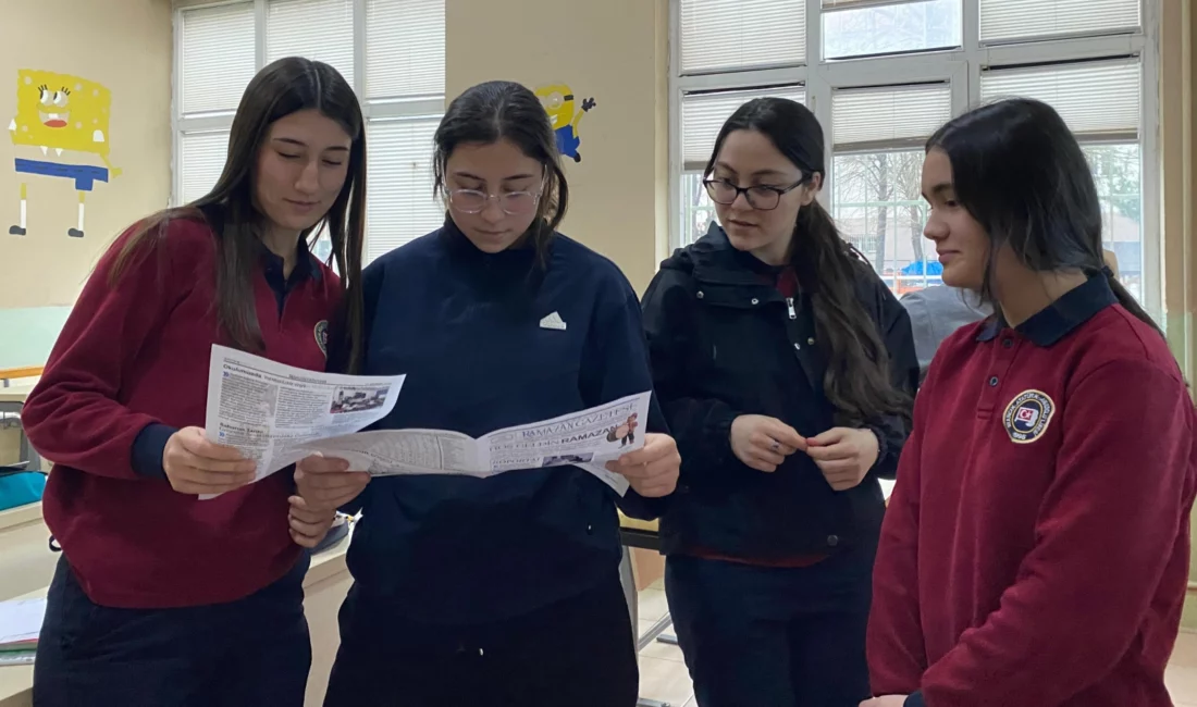 Sinop’un Ayancık ilçesinde öğrenciler, Ramazan ayına özel gazete hazırladı. Türkiye