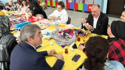 Mudanya Öğretmen Akademileri kapsamında düzenlenen “Geleneksel Sanatlar Keçe Atölyesi” etkinliği,