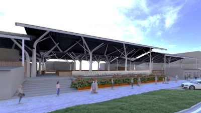 Trabzon Büyükşehir Belediyesi tarafından Sürmene ilçesinde hayata geçirilecek modern pazar