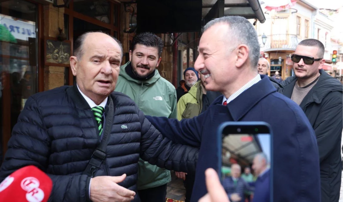 Kocaeli Büyükşehir Belediye Başkanı Tahir Büyükakın’ın Üsküp Eski Çarşı ziyareti,