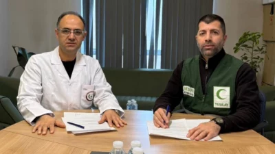 Yeşilay Ağrı Şube Başkanı Cihangir Aslan, bağımlılıkla mücadele kapsamında Ağrı