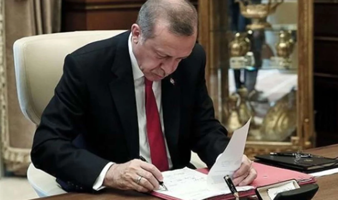 Resmi Gazete’de yayımlanan kararla, Cumhurbaşkanı Recep Tayyip Erdoğan imzasıyla 5