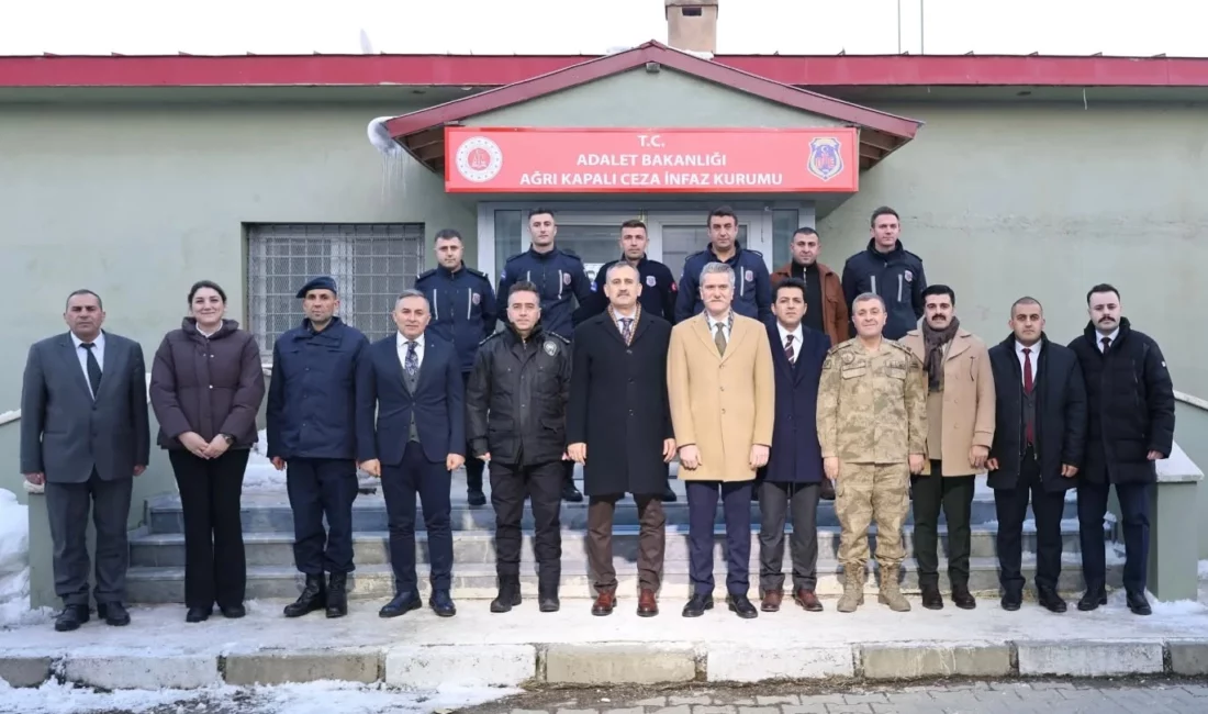 Ağrı Cumhuriyet Başsavcılığı tarafından Ağrı Ceza İnfaz Kurumu’nda düzenlenen iftar