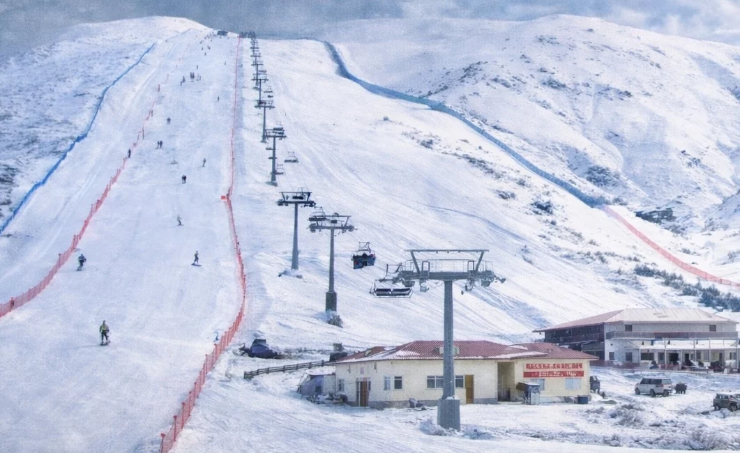 Ağrı’da uzun yıllardır tamamlanması beklenen Güneykaya Kayak Tesisi için yeniden