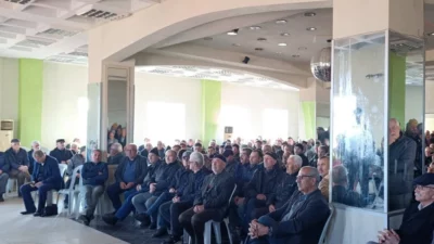 Sultanköy’de düzenlenen genel kurulda Altınyazı Karasaz Sulama Kooperatifi’nin yönetimi Tanju