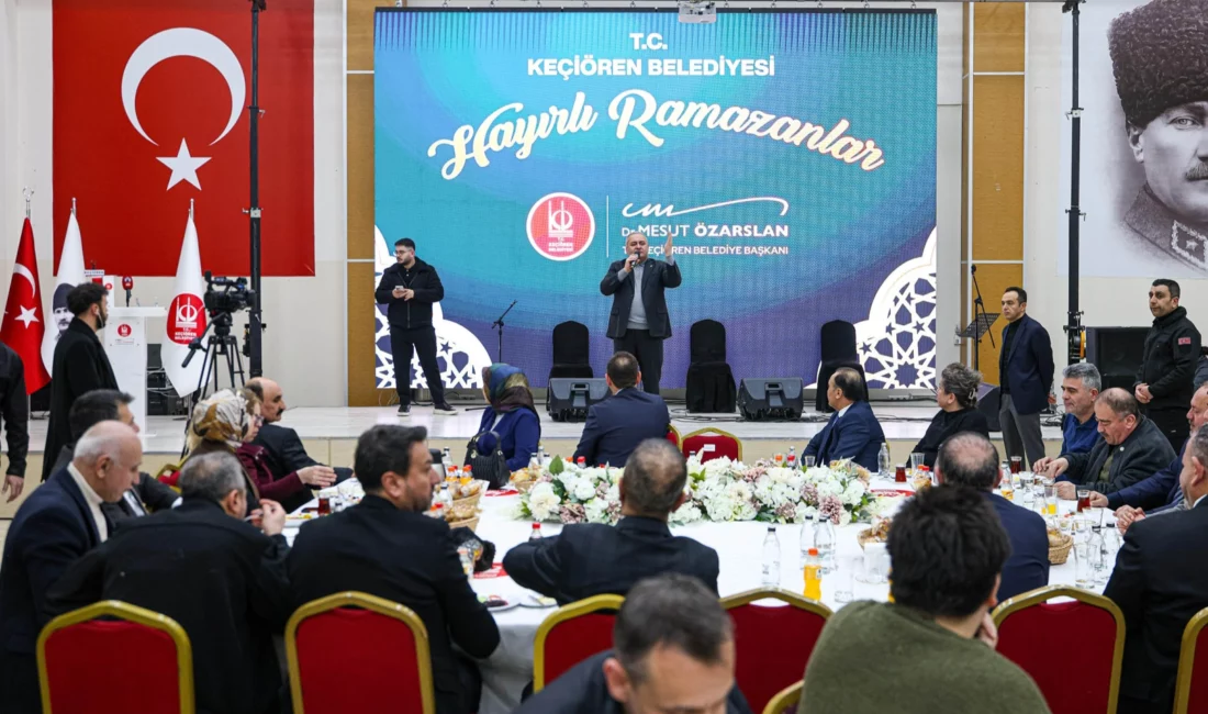 Ankara Keçiören Belediye Başkanı Dr. Mesut Özarslan, Mevlana Kültür Merkezi’nde düzenlenen