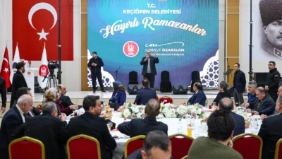 Ankara Keçiören Belediye Başkanı Dr. Mesut Özarslan, Mevlana Kültür Merkezi’nde düzenlenen