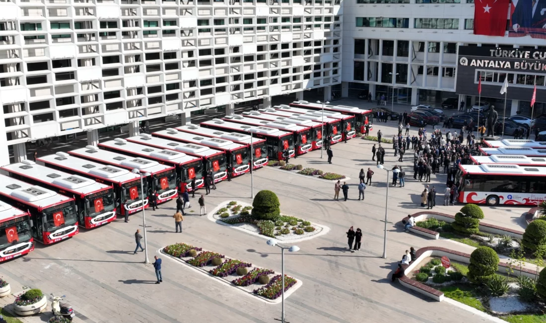 Antalya Büyükşehir Belediyesi, tamamı kendi öz kaynaklarıyla 12 metrelik 19