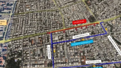 Antalya Büyükşehir Belediyesi 100. Yıl Bulvarı’nda altyapı kurum ve kuruluşlarının