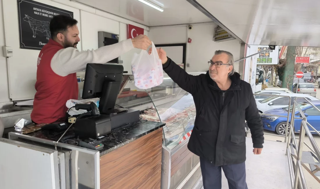 Antalya Büyükşehir Belediyesi, kaliteli ve uygun fiyatlı et ürünlerini, ANET