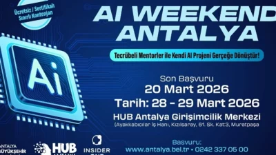 Antalya Büyükşehir Belediyesi ve Insider One iş birliğiyle düzenlenen "AI